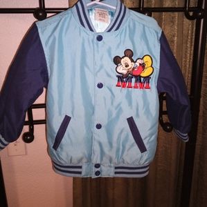 Vintage style mickey varsity jackey